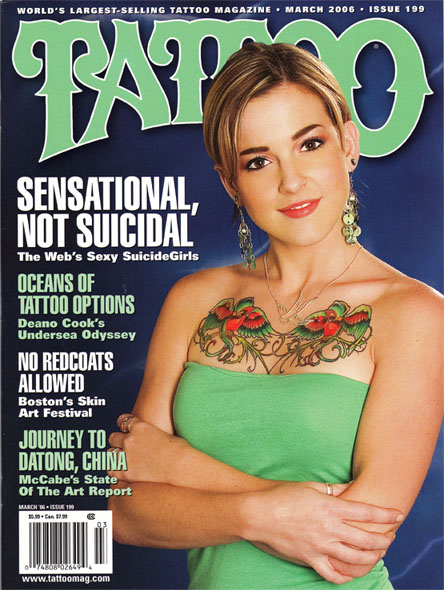 tattoo ideas magazine. Tattoo Magazine Feature on